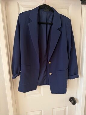 Vici Navy Blazer with Gold Buttons
